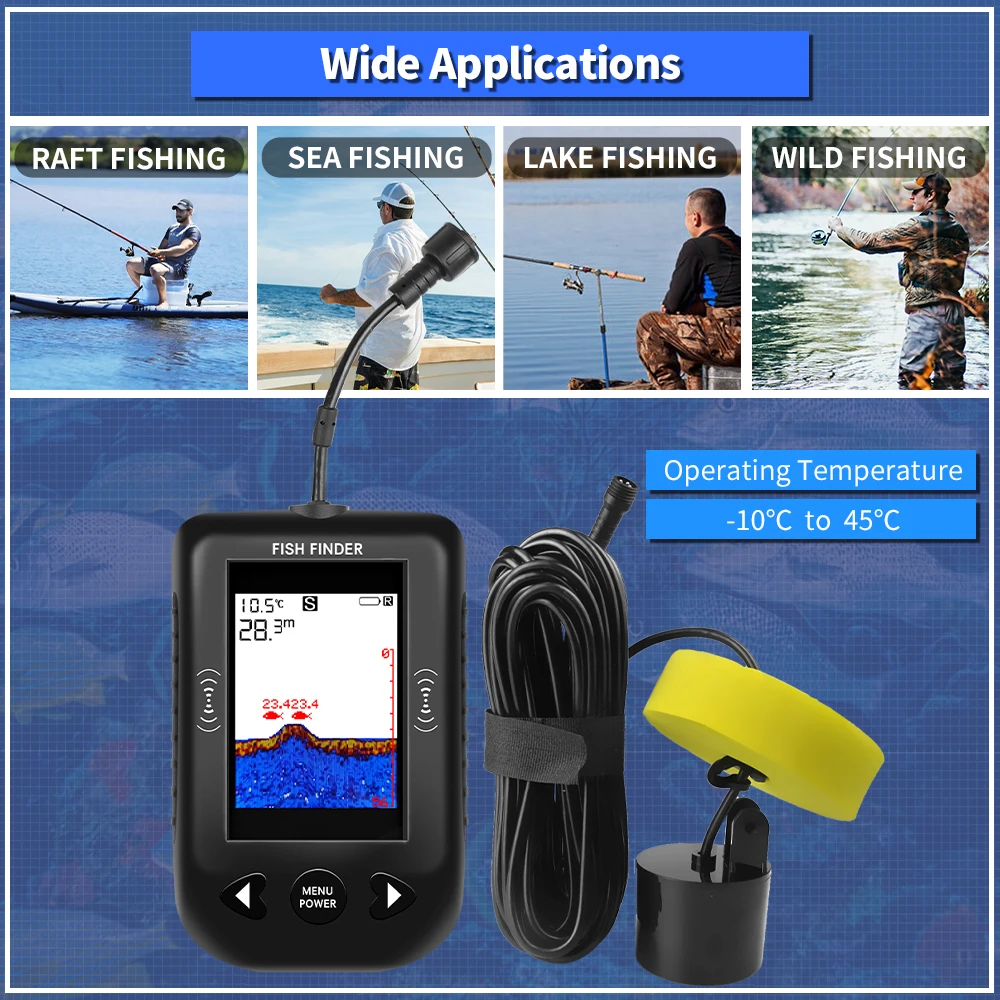 Erchang XF03 Fish Finders 45 D - огляд і ціна Fish Finder Cable